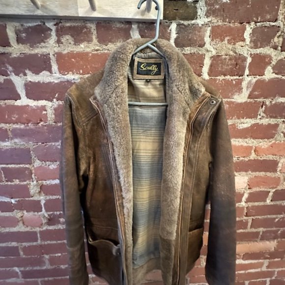 Scully Other - Scully Brown Shearling Men's Jacket